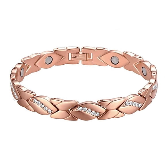 DESIGNICE Women’S Pure Copper Magnetic Bracelet for Healing Cuff Carpal Bangle Magnetic Copper Bracelets for Women