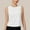 White, variant on Hvot&aat Women's Workout Tank Tops Ice Silk Sleeveless Crew Neck Tank Tops Loose Fit Crop Athletic Yoga Shirts