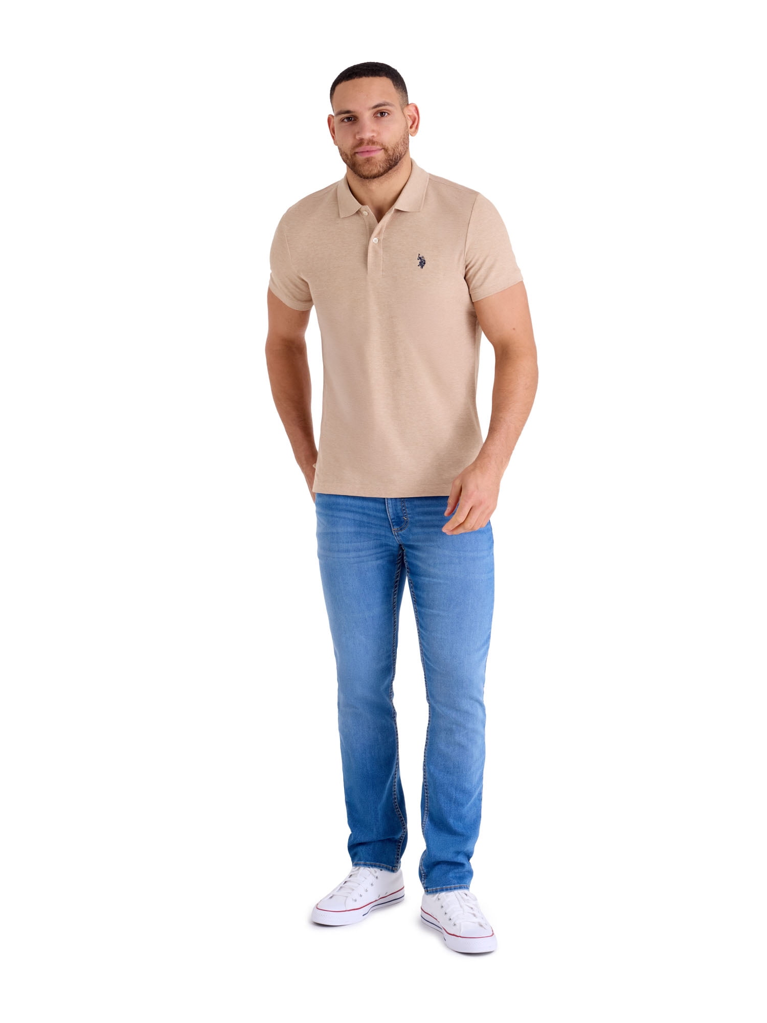 U.S. Polo Assn. Men's Slim Fit Pique Polo Shirt