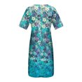 thumbnail image 4 of SMihono Robe d'Été Grande Taille pour Femmes 2023 à Col en V à Manches Courtes Robe Imprimée Robe Décontractée avec Poches, 4 of 4
