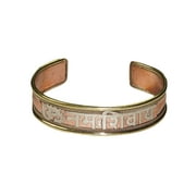 Mogul Yoga Gift Healing Om Namah Shivaay Grounding Copper with Magnetic Wrist Bracelet