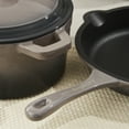thumbnail image 3 of BergHOFF Neo Cast Iron 7qt. Round Dutch Oven 11" with Lid, Oyster, 3 of 10