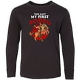 thumbnail image 3 of Inktastic Funny First Rodeo Cowboy Long Sleeve Youth T-Shirt, 3 of 5