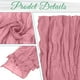 thumbnail image 4 of 6 Pack Bohemian Gauze Cheese Napkins Ruffle Napkins Soft Napkins Decorative Cloth Napkins for Wedding Party Home Daily Use, 4 of 6