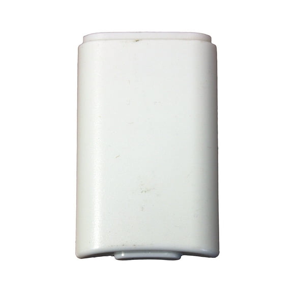 White Battery Pack Cover for Xbox 360 Wireless Controller by Mars Devices
