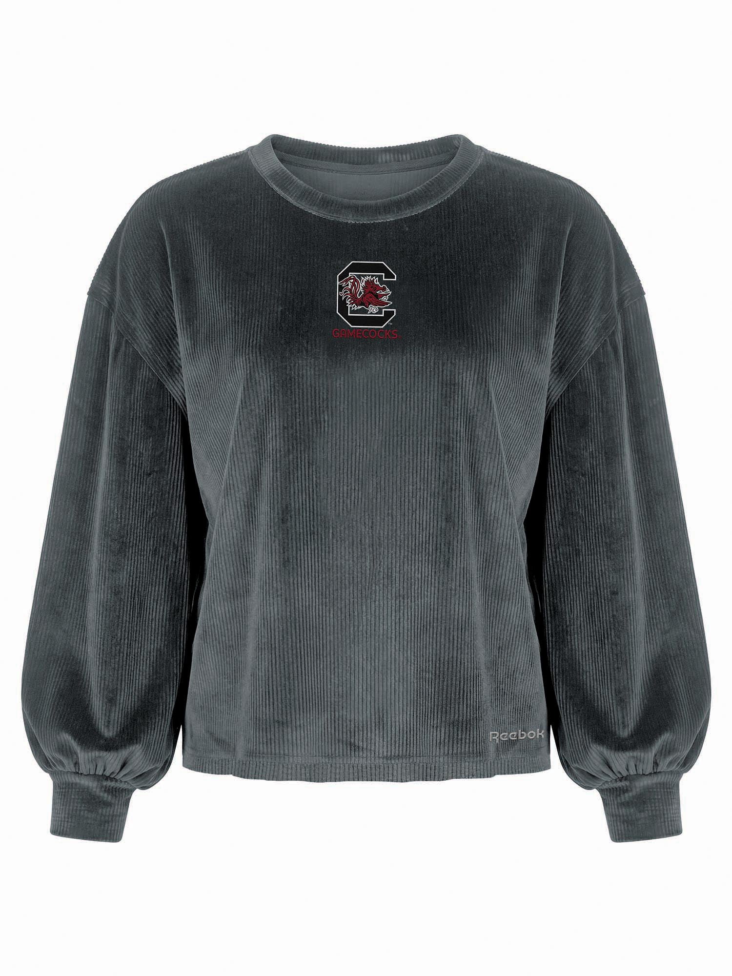 South Carolina Gamecocks Reebok Womens Crew Neck Pullover with Balloon Sleeves