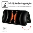 thumbnail image 3 of Compatible with iPhone 17 Pro Max Case, with PU Leather Credit Card Holder Magnetic Back Stand Cell Accessories Flip Purse Slim Design Phone Cover for iPhone 17 Pro Max Women Men, Black, 3 of 11