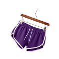 thumbnail image 4 of Lenpel Women's Booty Running Shorts 3 Pc Soft Comfy Elastic Waist Drawstring Yoga Lounge Shorts Athletic Workout Shorts, 4 of 7