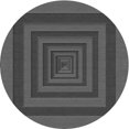 thumbnail image 1 of Ahgly Company Machine Washable Indoor Square Transitional Sonic Silver Gray Area Rugs, 3' Square, 1 of 7