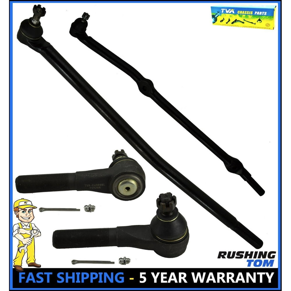 Front Tie Rod Drag Link Sleeve Steering Kit for 19931998 Jeep Grand