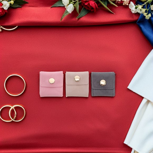 Hytrove 3Ud Estuche Portátil Para Guardar Anillos Collares Y Pendientes Con