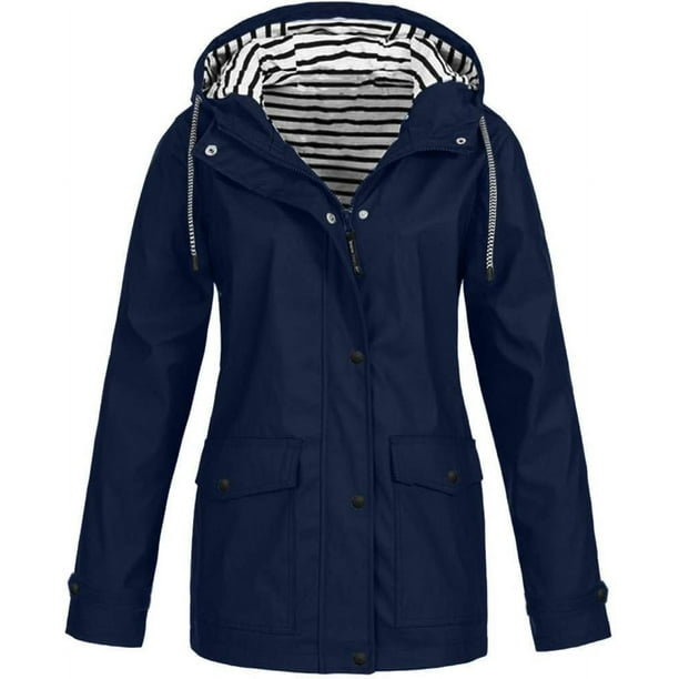 Chaqueta impermeable softshell para mujer, transpirable, plegable, ligera y de transición, con capucha para primavera, otoño, senderismo, trekking y ciclismo.