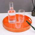 Zosenley Decorative Tray, Plastic Tray with Handles, Modern Vanity Tray and Serving Tray for
