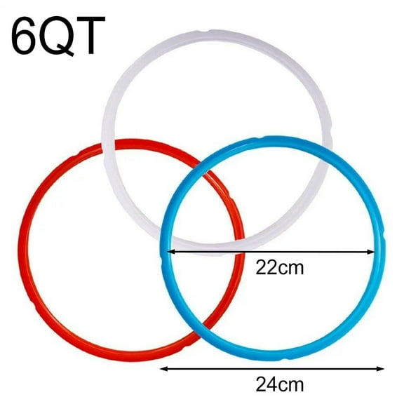 For Instapot Silicone Seal Ring Set With Color Coding 3 Replacement Rings