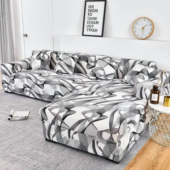 Sofa Cover Elastic Couch Cover Sectional Chair Cover Big Sofas Sofa Cover L-shape Sofa Cushion Cover Sofa Covers for Living Room