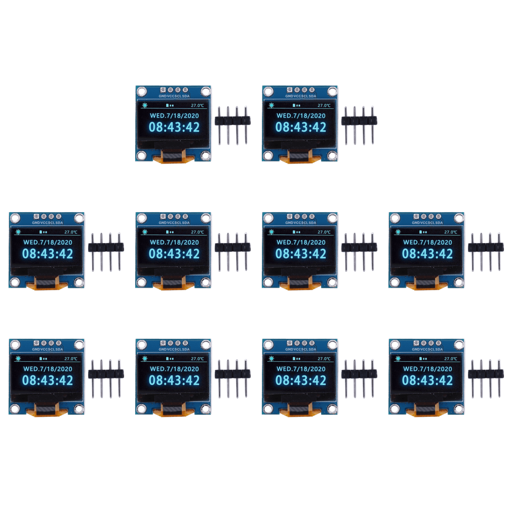 Modulo Display OLED 1.5 Pollici I2C IPS 128x64 5Pin SSD1309 - Giallo/Blu/Bianco 3.3V