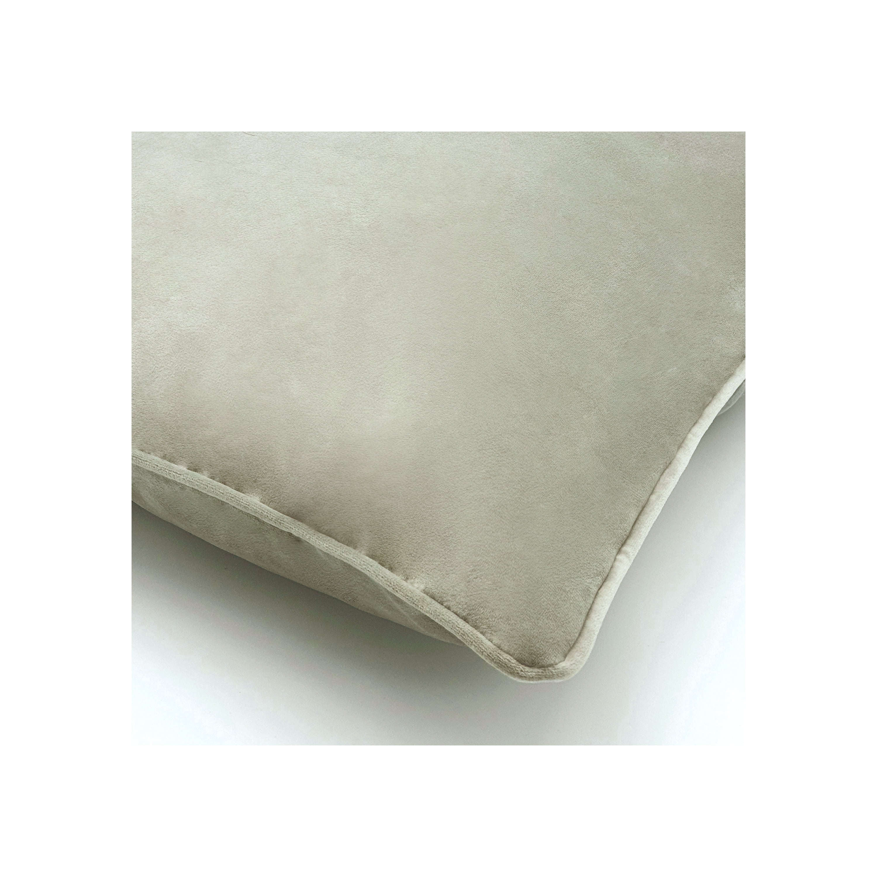 Loft Living Sicily Velvet Indoor Pillow 20 x 20 in Oyster