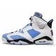 thumbnail image 3 of A i r-Jor-dan 6 Retro "UNC" University Blue/White/Black CT8529-410 Size 10 NEW, 3 of 6