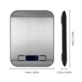 thumbnail image 3 of Digital Kitchen Scale Lcd Display 1g/0.1oz Precise Stainless Steel Food Scale For Cooking Baking Weighing Scales Electronic Banban, 3 of 5