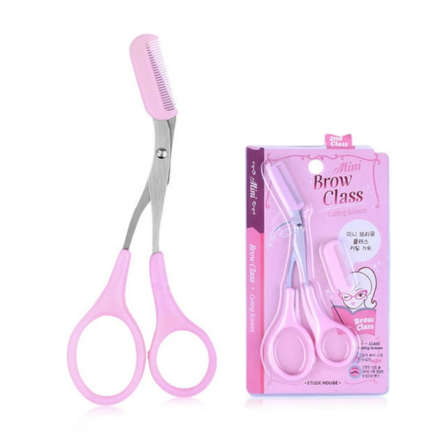 Eyebrow Scissors With Comb Eyebrow Trimmer Eyelash Hair Scissors Trimming Scissors Beauty Tool