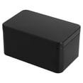 thumbnail image 5 of Mini contenedor portátil de hojalata rectangular para guardar hojas de té y dulces, ideal para el hogar, 13 x 8 x 6 cm (negro), 5 of 5