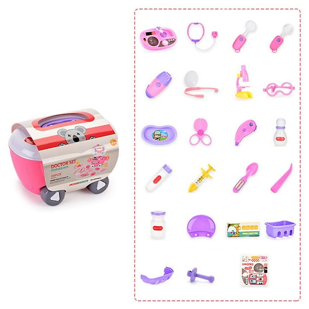 Juguete para niños, Doctor, juego de simulación, juego de simulación con estetoscopio