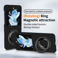 thumbnail image 3 of Samsung Galaxy Z Flip Series | Rotating Magnetic Ring Carbon Fiber Mobile Phone,iPhone 15, 3 of 7