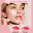thumbnail image 4 of 3Pcs Silicone Lip Brush Reusable Retractable Lip Gloss Applicator Lip Mask Scrub Brush, 4 of 7
