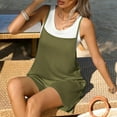 thumbnail image 7 of Xysaqa Jumpsuits for Women Casual Fashion Summer Solid Color Casual Sleeveless Sexy Spaghetti Strap Romper with Pockets S-2X, 7 of 7