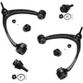 thumbnail image 1 of Detroit Axle - Front Upper Steel Control Arms + Lower Ball Joints Replacement for Chevy GMC Silverado Suburban Sierra 1500 Avalanche Tahoe Yukon - 4pc Set, 1 of 6