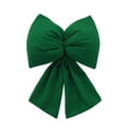 thumbnail image 2 of Velvet Ribbon Bows,Large Plush Christmas Bow,Big Puffy Bow Christmas Hanging Ornament,Soft Stuffed Plush Velvet Xmas Statement Bow Decoration,Vintage Bow Knot for Wreath,Garland,Fireplace,Party, 2 of 4