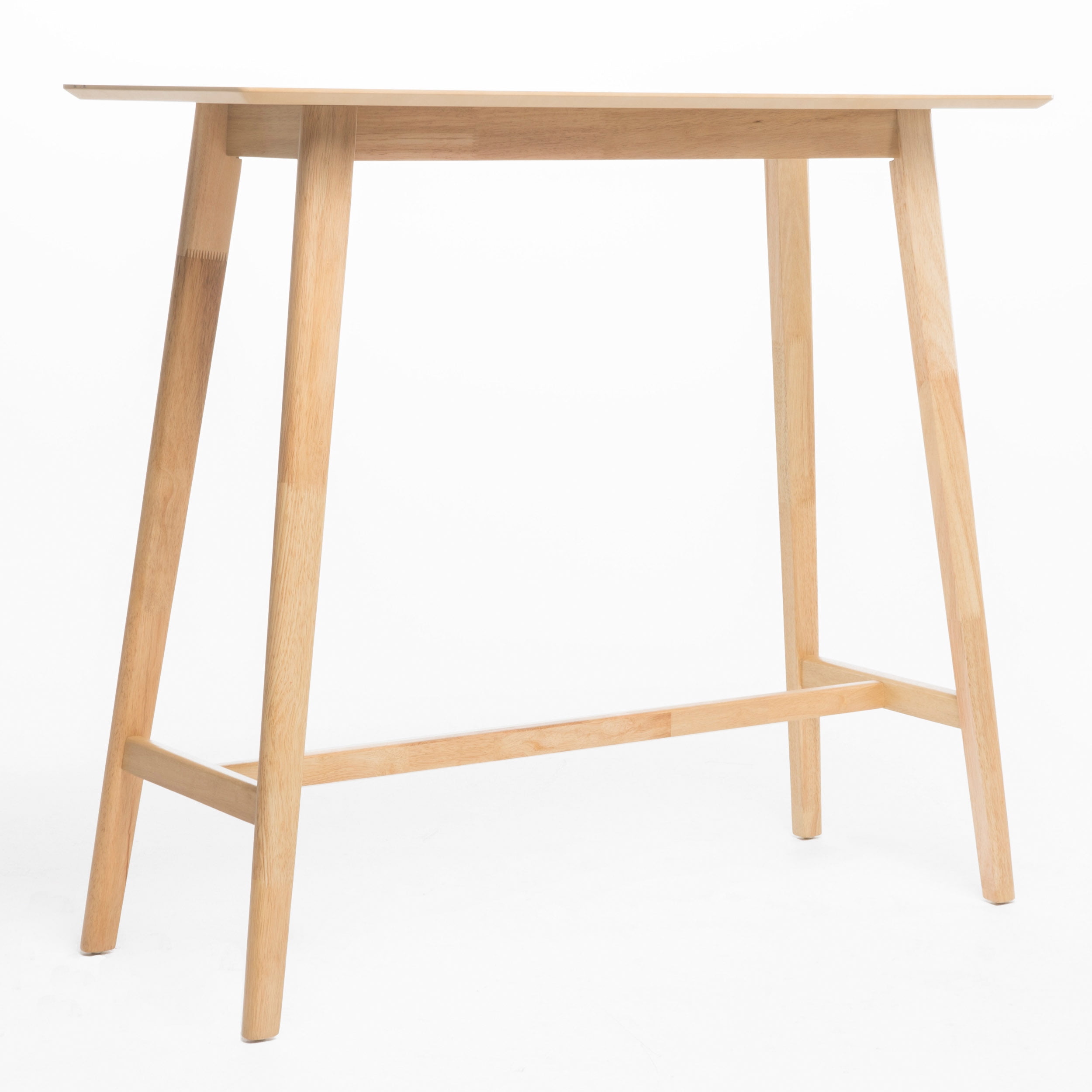 Noble House Jackie 3 Piece Mid-Century Modern Bar Set, Oak, Light Beige