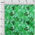 thumbnail image 1 of oneOone Cotton Jersey Green Fabric Florals Diy Clothing Quilting Fabric Print Fabric By Yard 58 Inch Wide, 1 of 4