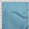 thumbnail image 4 of oneOone Silk Tabby Medium Blue Fabric Geometric Craft Projects Decor Fabric Printed By The Yard 42 Inch Wide, 4 of 5