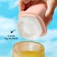 thumbnail image 5 of Moldes grandes para cubitos de hielo para whisky y cócteles | Molde flexible de silicona para hacer cubitos de hielo | Bandeja cuadrada de 5,2 cm para cubitos de hielo para bar y cocina, 5 of 6