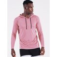 thumbnail image 4 of Cadmus Men's UPF 50+ Sun Protection Long Sleeve Shirts Dry Fit Hoodies for Running, Fishing, Hiking & Outdoor Workouts,1 Pack,096,Pink,Small, 4 of 6