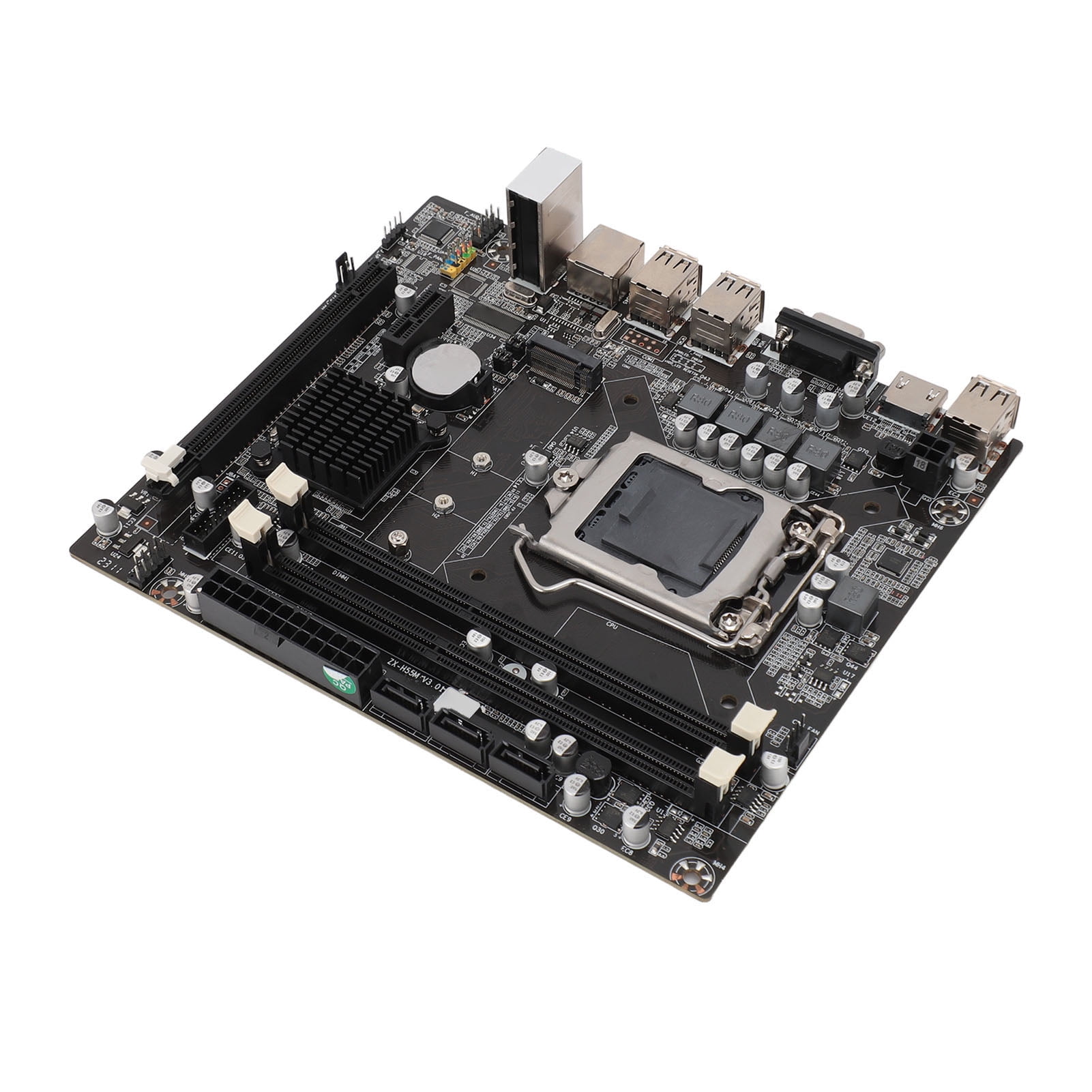 Computer Gaming Motherboard H55 Computer Motherboard LGA 1156 Slot DDR3 8 Channel Memory Professional for Computer Walmart