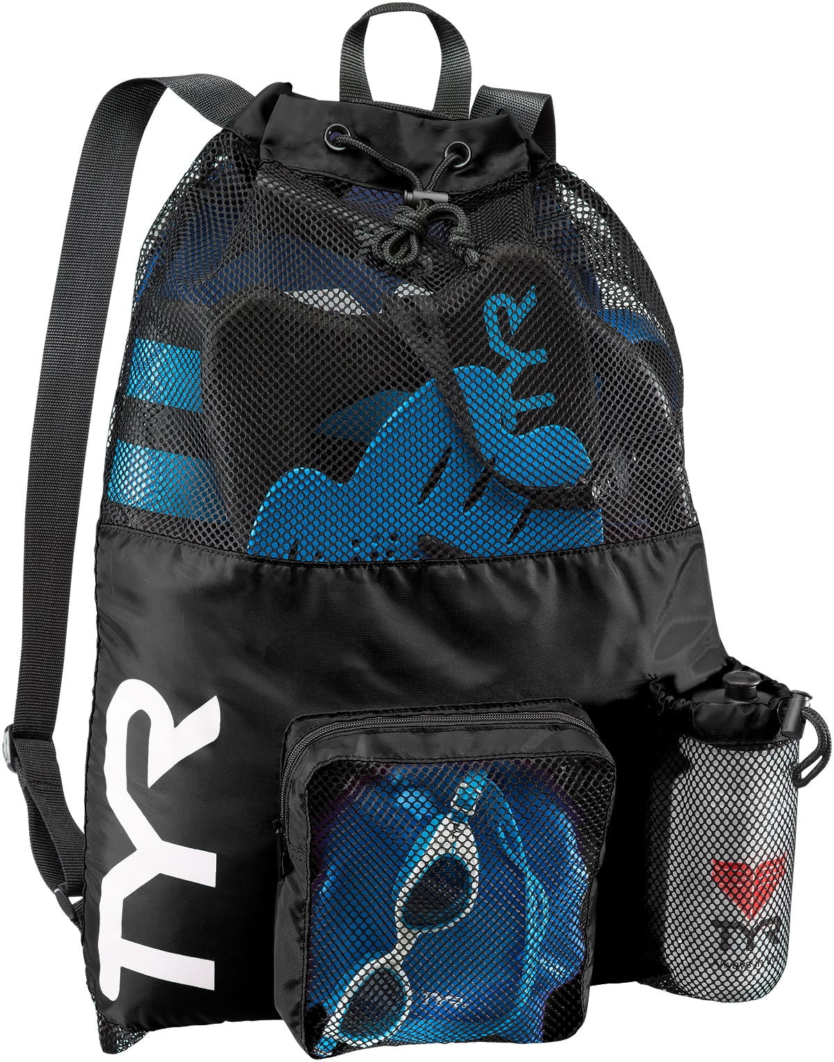 (2 pack) TYR 40L Big Mesh Mummy Backpack - Black
