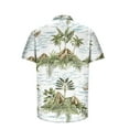thumbnail image 4 of Txeol Men's Floral Print Shirts,Mens Hawaiian Shirt for Men Short Sleeve Shirt Collar Beach Floral Summer Casual Button Down T-Shirts 2024 Clearance Sale, 4 of 5