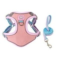 thumbnail image 2 of SPRING PARK 1Set Kitten Harness and Leash Stitching Color Escape Proof, Adjustable Cat Kitten Puppy Walking Jacket with Metal Leash Ring, Soft Breathable Small Pet Vest, 2 of 7