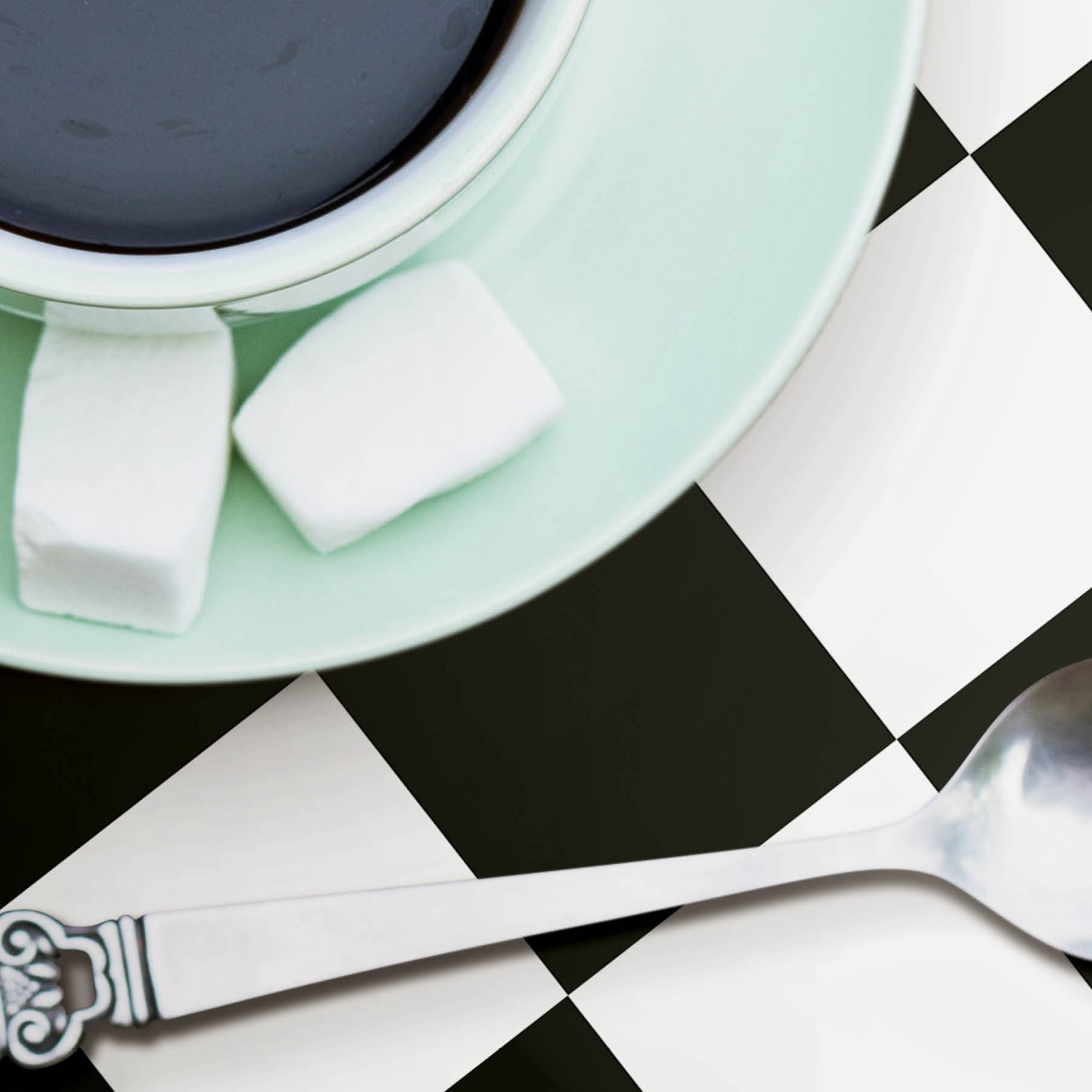 Mainstays Black and White Checkerboard Peel and Stick Wallpaper 30.75 Sq. ft, 1 Count