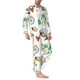 thumbnail image 2 of Balery Travel1 Pijama para Hombre de Dos Piezas con Manga Larga, Conjunto de Dormir y Descanso Suave con Bolsillos-Large, 2 of 7