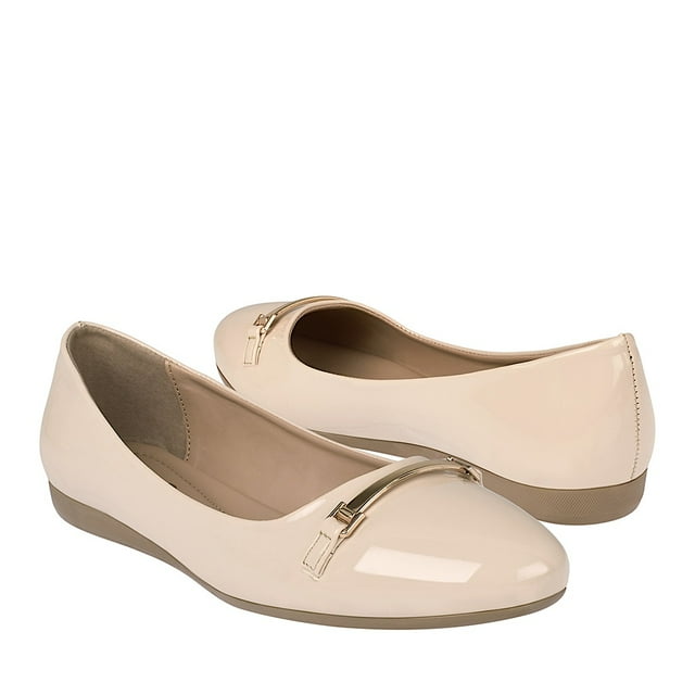 ZAPATOS STYLO MUJER VRD-1149 CHAROL BEIGE