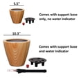 thumbnail image 4 of HQZX-2-Pack Smart Self-watering Flowerpots for Indoor and Outdoor Use-ABS Material-Light Brown, 4 of 6