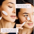 thumbnail image 2 of Face Roller Grace & Stella Rose Quartz para drenaje linfático, 2 of 8