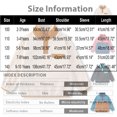 thumbnail image 4 of Kids Fleece Sweatshirt Soft Warm Color Block Half-Button Top Stand Collar for Boys&Girls Cozy Winter Layering Piece,Pink,110, 4 of 8