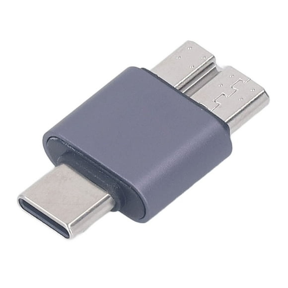 USB Type C Male Convert Connector, Micro B To USB C Adapter 10Gbps Transfer Rate For Laptops