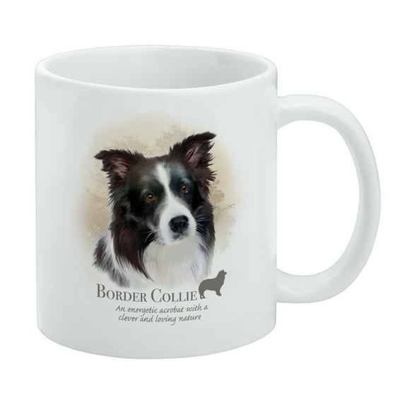 Border Collie Dog Breed White Mug