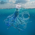 thumbnail image 4 of AURORA TRADE 23cm/96g Fishing Lure Simulated Bright Color Sharp Hook Vivid Eyes Multi-colors Sea Boat Trolling Soft Octopus Squid Skirt Bait Fishing Supplies, 4 of 8