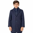thumbnail image 2 of Adam Baker Boys 3/4 Length Wool Coat, Notched Collar, Removable Bib, 2 of 3